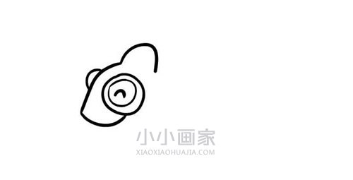 可爱彩色变色龙简笔画画法图片步骤步骤3