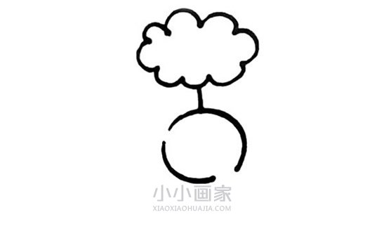 日本晴天娃娃简笔画画法图片步骤步骤3