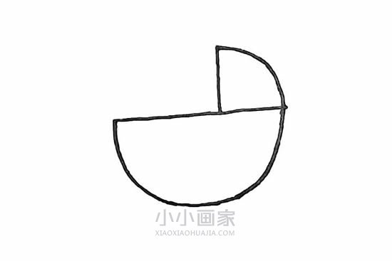 漂亮婴儿车简笔画画法图片步骤步骤3