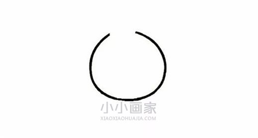 可爱小黄鸡简笔画画法图片步骤步骤2