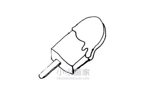 可爱雪糕简笔画画法图片步骤步骤6
