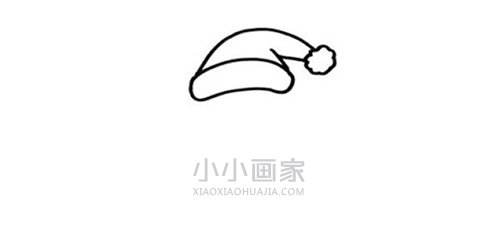 卡通圣诞老人简笔画画法图片步骤步骤2