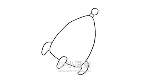 卡通宇宙火箭简笔画画法图片步骤步骤3