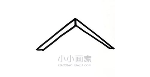 果树旁小房子简笔画画法图片步骤步骤2