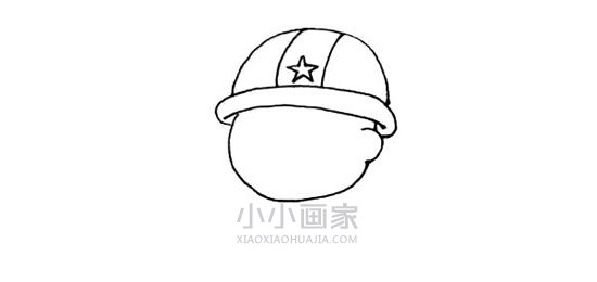 勇敢消防员简笔画画法图片步骤步骤4