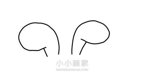 卡通小兔子Rabbit简笔画画法图片步骤步骤4