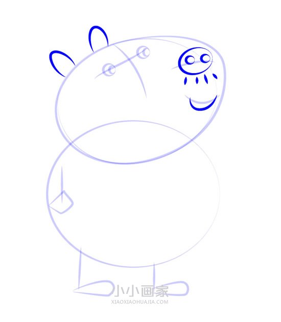 小马佩德罗爸爸简笔画画法图片步骤步骤5