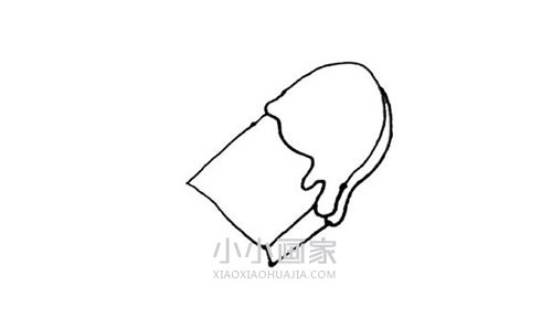 可爱雪糕简笔画画法图片步骤步骤4