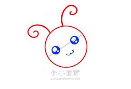 超可爱小蜜蜂简笔画画法图片步骤步骤4