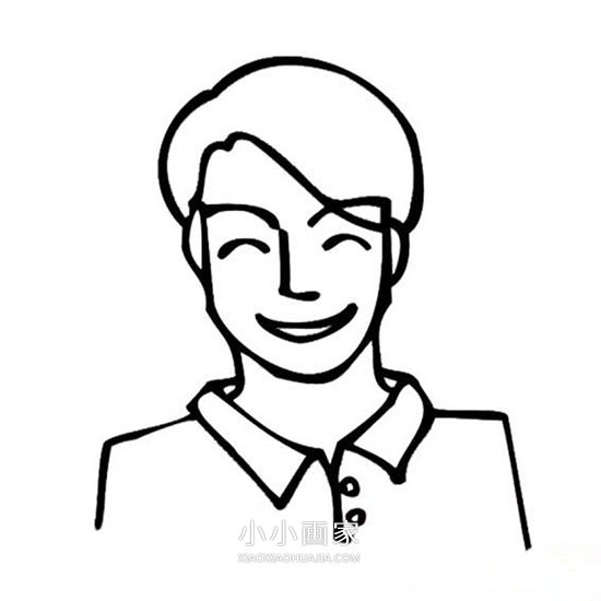 绘本故事父亲节简笔画画法图片步骤