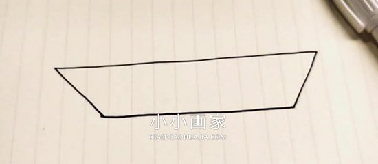 海上帆船简笔画画法图片步骤步骤2