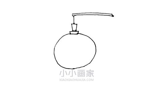 大红灯笼简笔画画法图片步骤步骤4