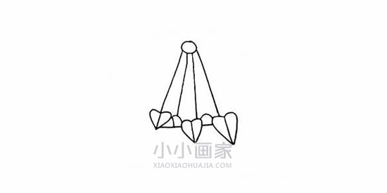 彩色吊兰简笔画画法图片步骤步骤5