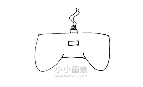 彩色游戏手柄简笔画画法图片步骤步骤4