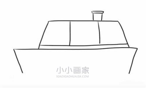 海上轮船简笔画画法图片步骤步骤5