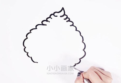 懒羊羊简笔画画法图片步骤步骤2