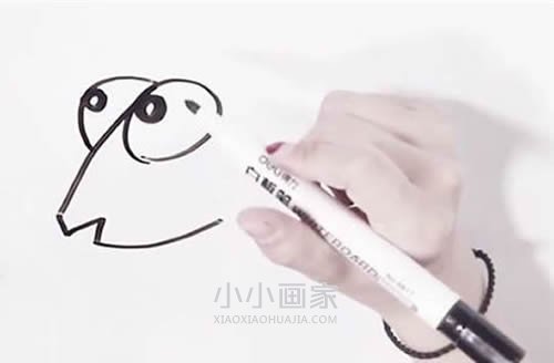 可爱螳螂简笔画画法图片步骤步骤2