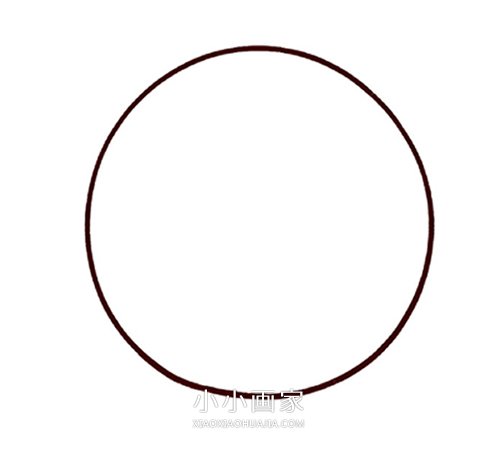 卡通猫头鹰简笔画画法图片步骤步骤2