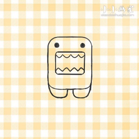 可爱多魔君简笔画画法图片步骤步骤6
