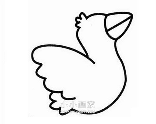 简单乌鸦简笔画画法图片步骤步骤3