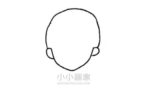 时尚阿姨简笔画画法图片步骤步骤2