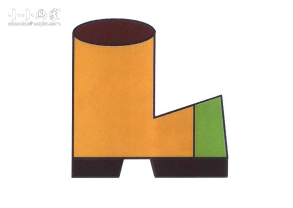 卡通靴子简笔画画法图片步骤步骤1