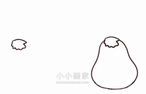 彩色圣诞节麋鹿简笔画画法图片步骤步骤2