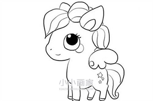 绘本故事小马宝莉简笔画画法图片步骤