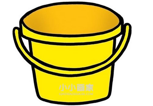 植树节水桶简笔画画法图片步骤