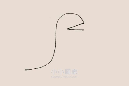 乔治的恐龙玩具简笔画画法图片步骤步骤3