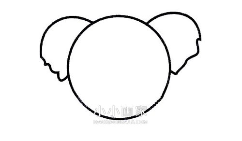 简单考拉简笔画画法图片步骤步骤2