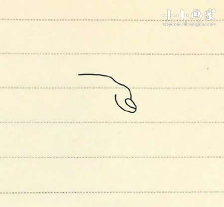 手牵手简笔画画法图片步骤步骤3