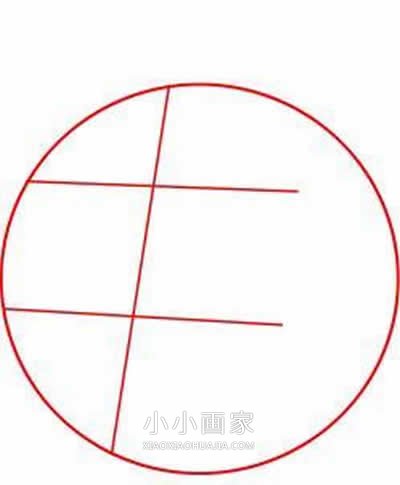 卡通桃子简笔画画法图片步骤步骤2