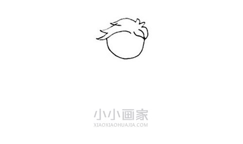 可爱小王子简笔画画法图片步骤步骤2