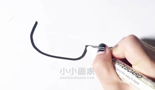 搞笑小恐龙简笔画画法图片步骤步骤2