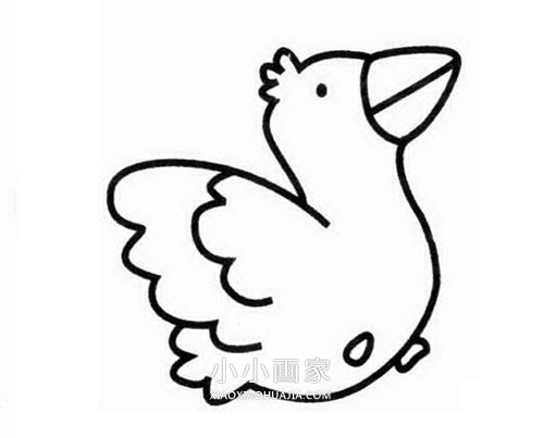 简单乌鸦简笔画画法图片步骤步骤1