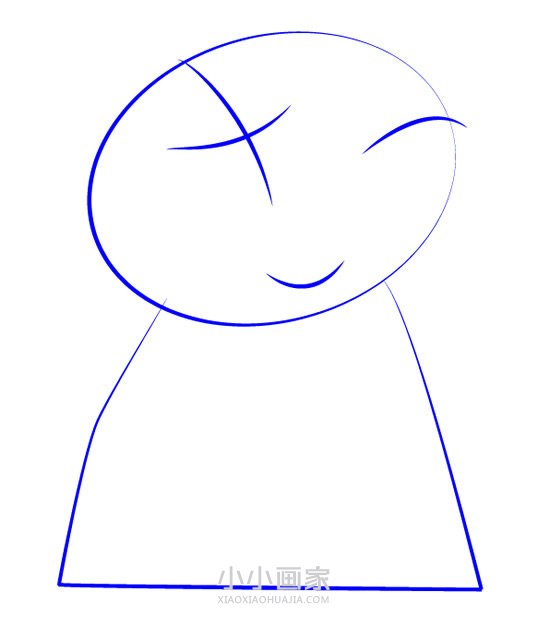 小狗丹尼的妈妈简笔画画法图片步骤步骤2