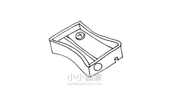 卷笔刀简笔画画法图片步骤步骤6