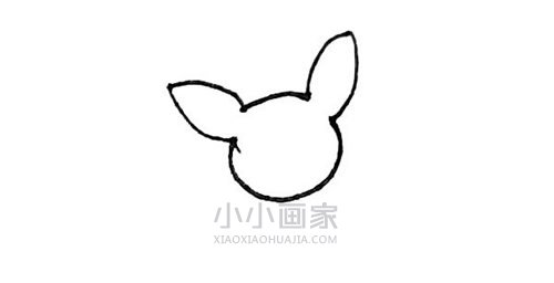 万圣节小蝙蝠简笔画画法图片步骤步骤3