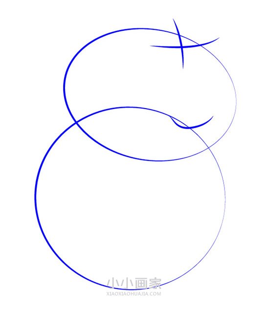 小猪佩奇猪伯伯简笔画画法图片步骤步骤2