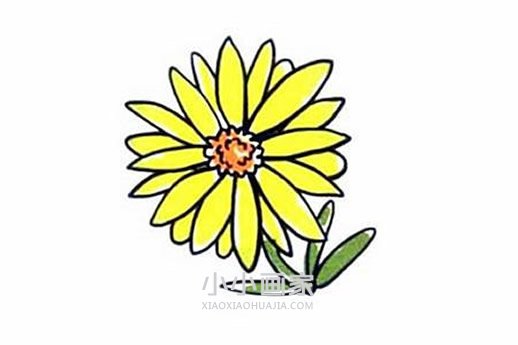 儿童清明节简笔画画法图片步骤步骤7