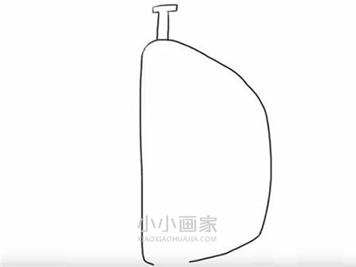 简单行李箱简笔画画法图片步骤步骤3