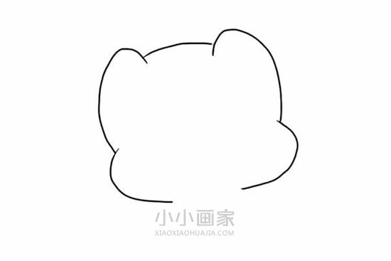 可爱恐龙宝宝简笔画画法图片步骤步骤3