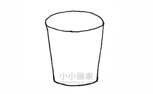 木桶简笔画画法图片步骤步骤2