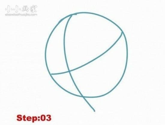 《海贼王》路飞简笔画画法图片步骤步骤3