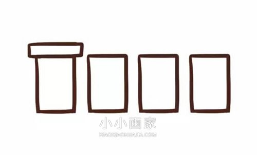 可爱小火车简笔画画法图片步骤步骤2