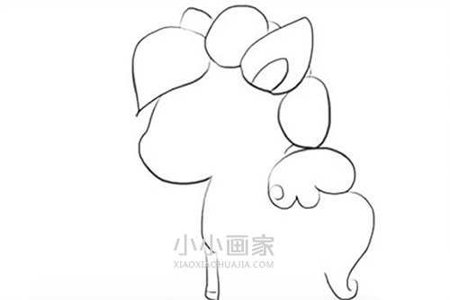小马宝莉简笔画画法图片步骤步骤5