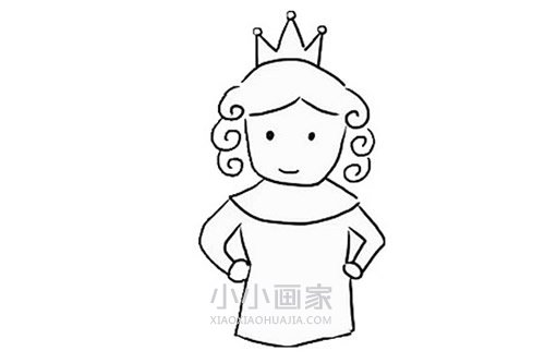 简单王子简笔画画法图片步骤步骤5