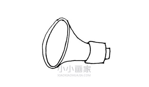 广播喇叭简笔画画法图片步骤步骤4