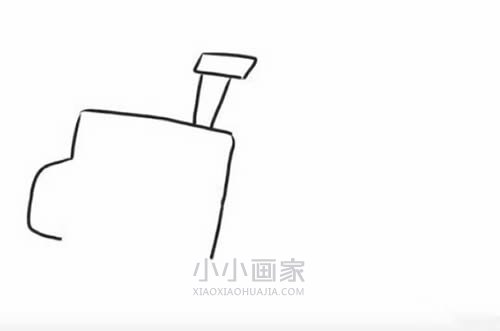 跑动火车简笔画画法图片步骤步骤2